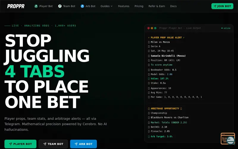 Screenshot of Proppr