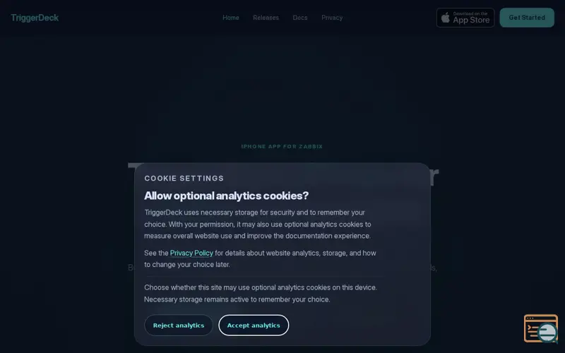 Screenshot of TriggerDeck