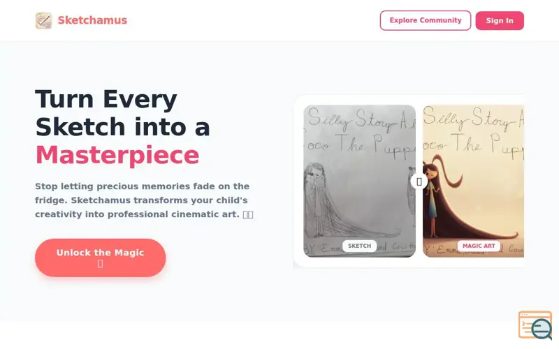 Screenshot of Sketchamus