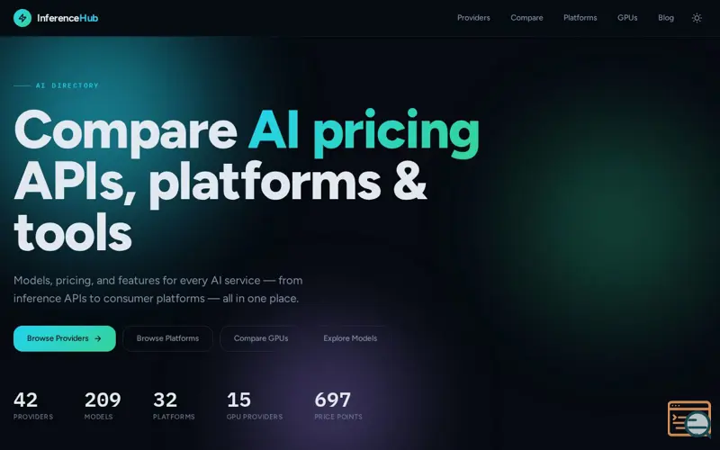 Screenshot of Inference Hub