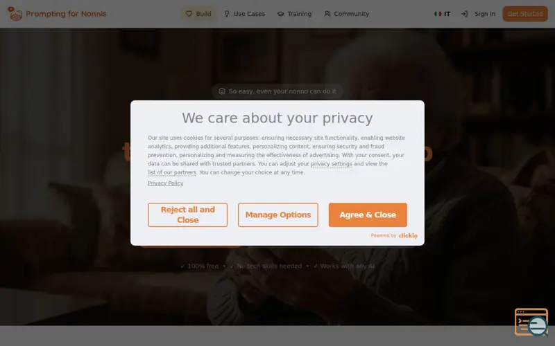 Screenshot of Prompting for Nonnis