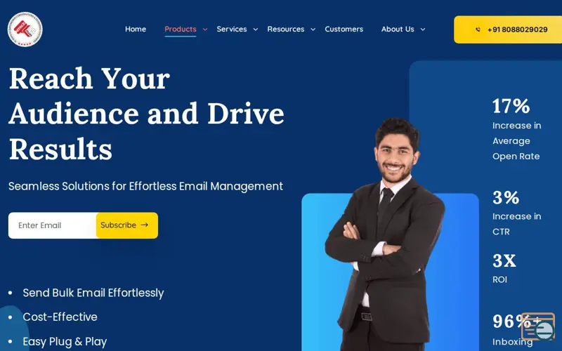 Screenshot of KenMail: Bulk Email Marketing Platform
