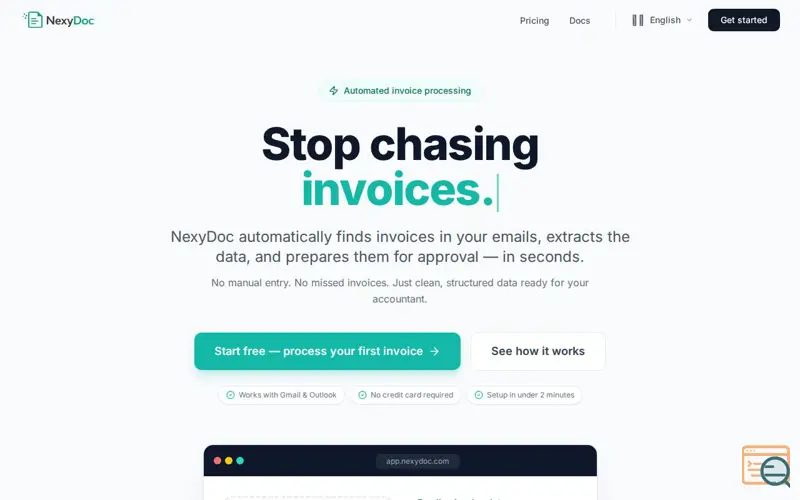 Screenshot of NexyDoc