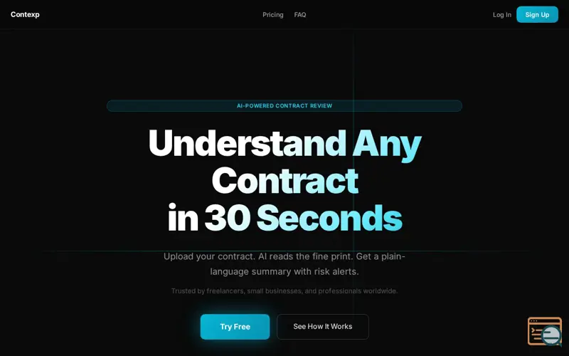 Screenshot of Contexp