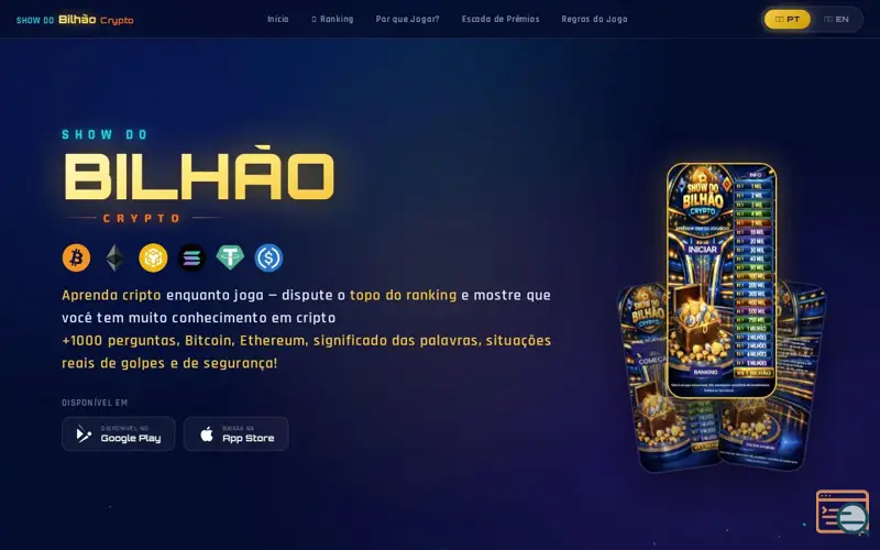 Screenshot of Show do Bilhao Crypto