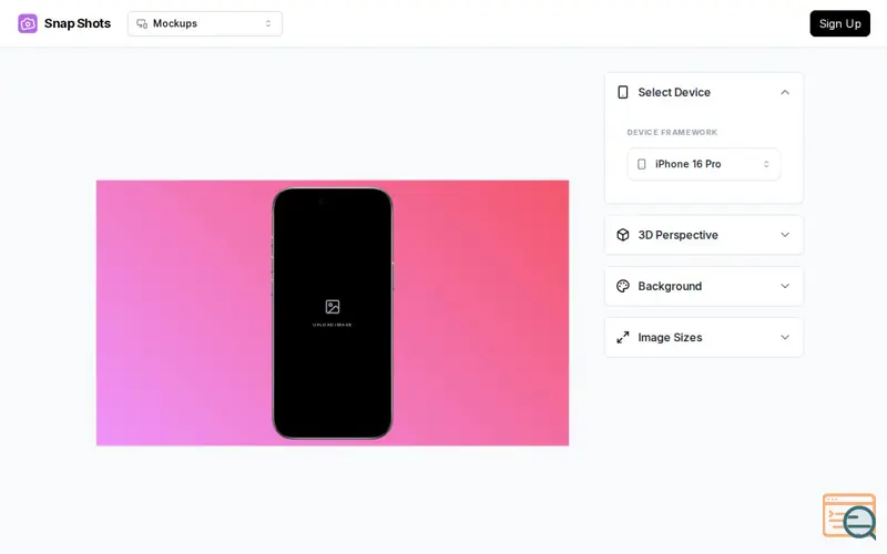 Screenshot of Snap Shots