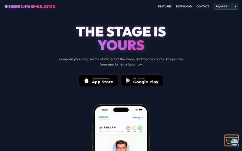 Screenshot of Singer Life Simulator