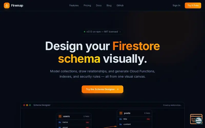 Screenshot of Firemap