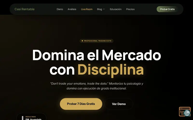 Screenshot of Casi Rentable