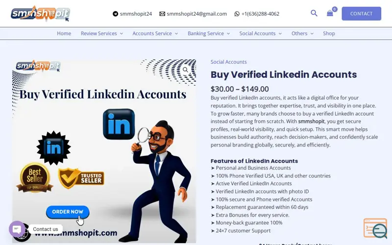 Screenshot of SMM Shop IT