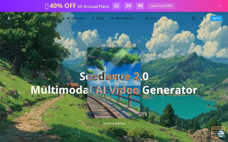 Screenshot of Seedance 2.0