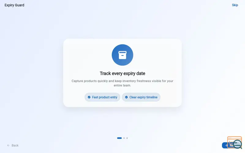 Screenshot of Expiry Guard