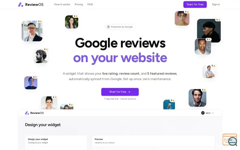 Screenshot of Review OS