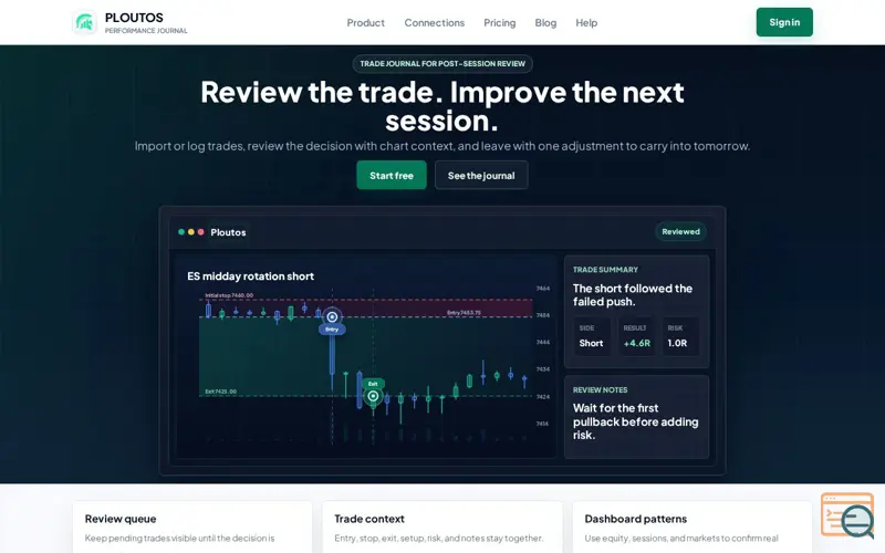 Screenshot of Ploutos
