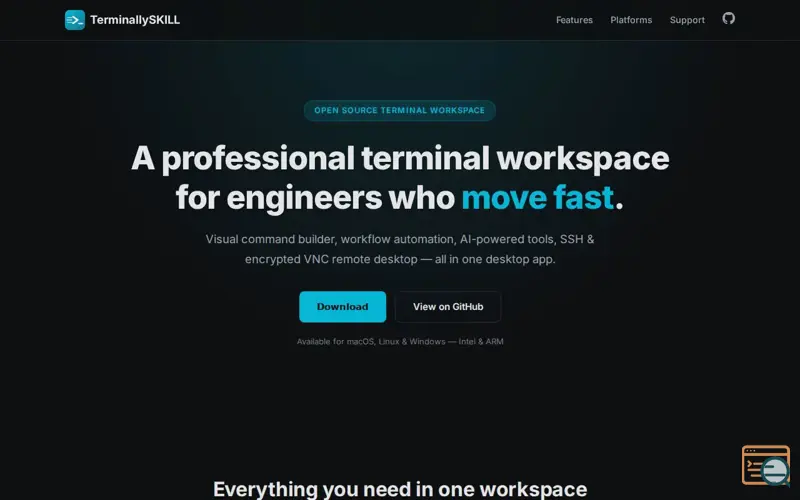 Screenshot of TerminallySKILL