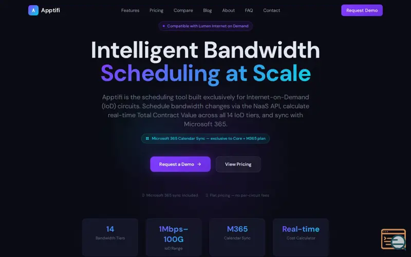 Screenshot of Apptifi