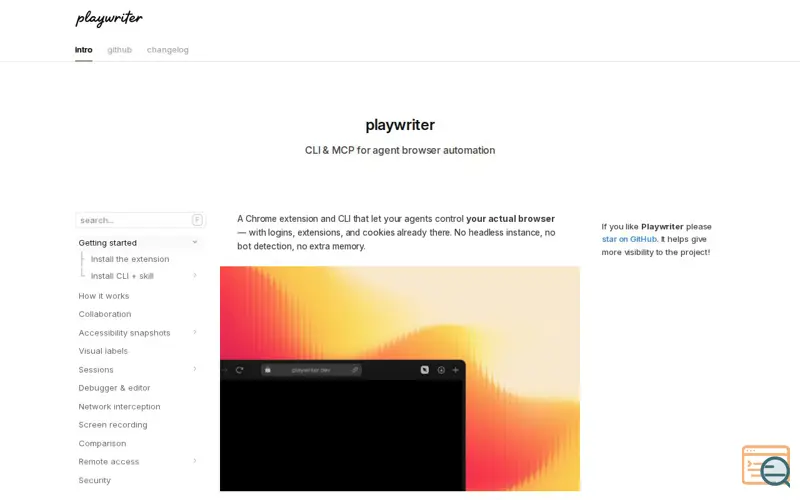 Screenshot of Writer