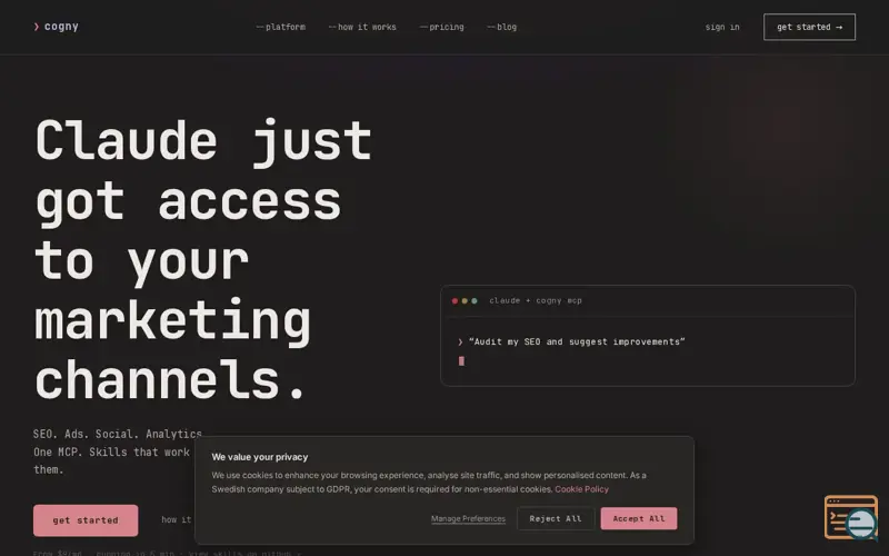 Screenshot of Cogny Solo