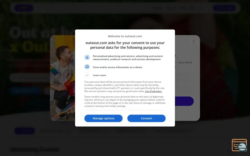 Screenshot of Out x Out