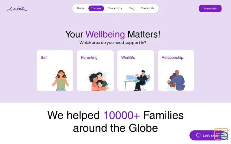 Screenshot of Crink.App