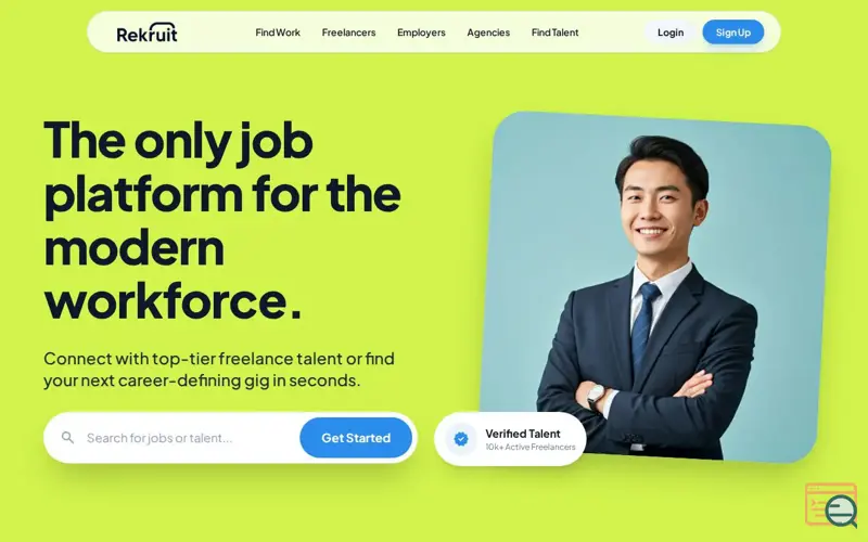 Screenshot of Rekruit