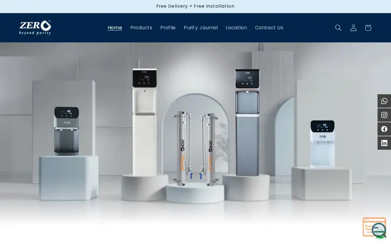 Screenshot of Zero Water PK