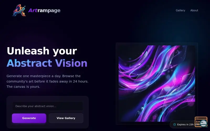 Screenshot of Artrampage