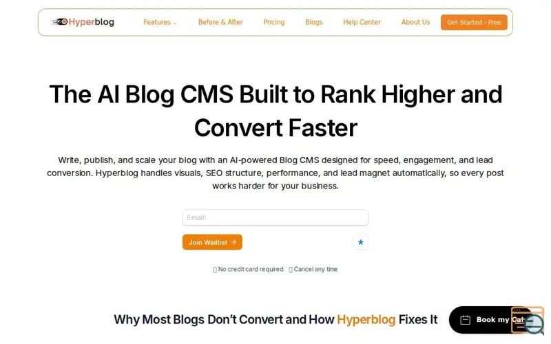 Screenshot of Hyperblog