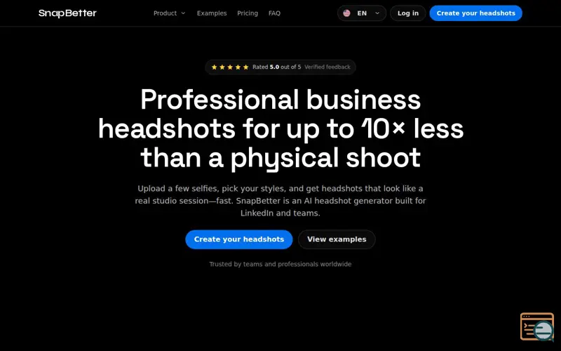 Screenshot of SnapBetter