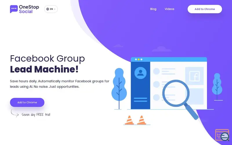 Screenshot of One Stop Social