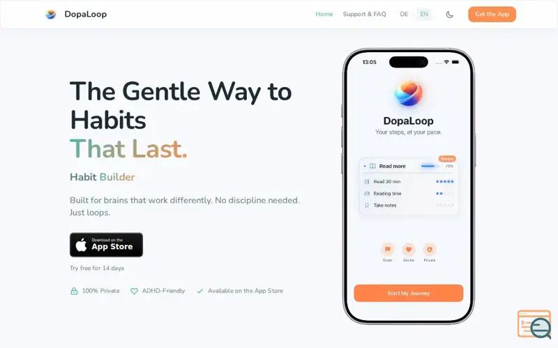 Screenshot of DopaLoop