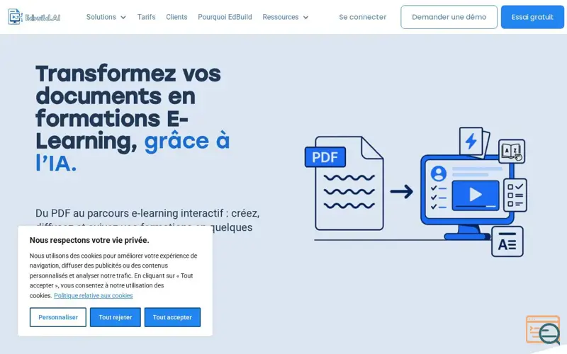 Screenshot of EdBuild AI