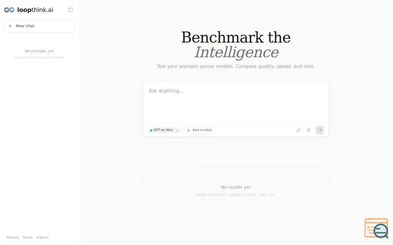 Screenshot of Loopthink