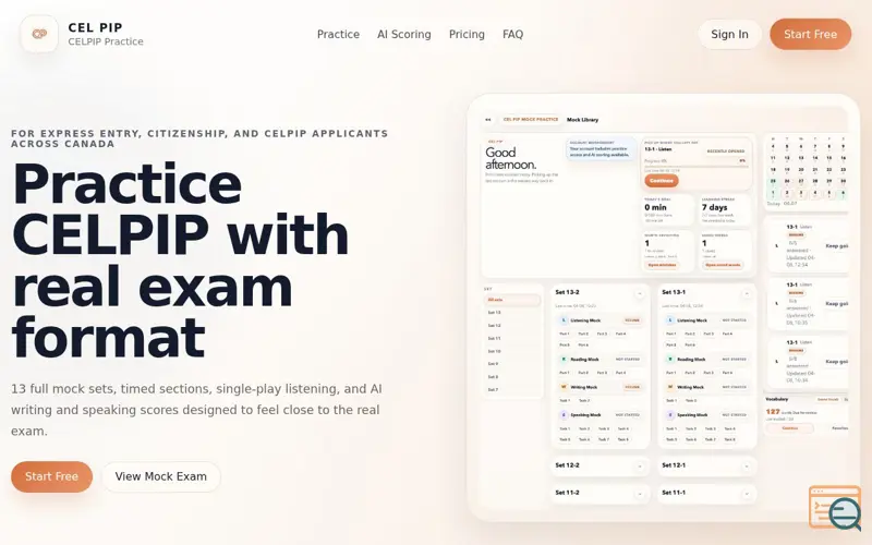 Screenshot of CEL PIP