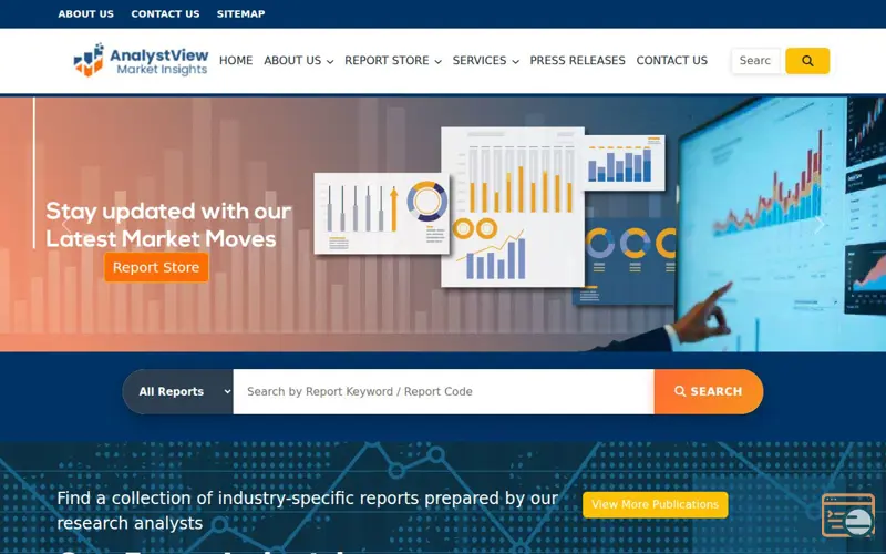Screenshot of AnalystView Market Insights
