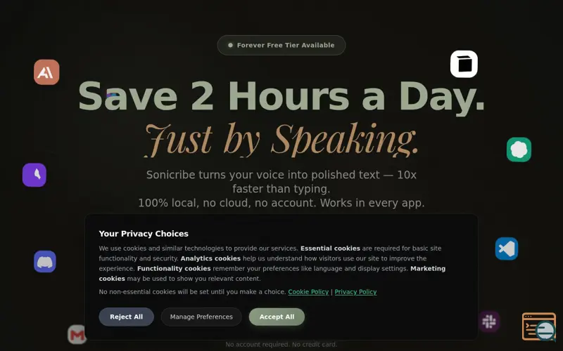 Screenshot of Sonicribe