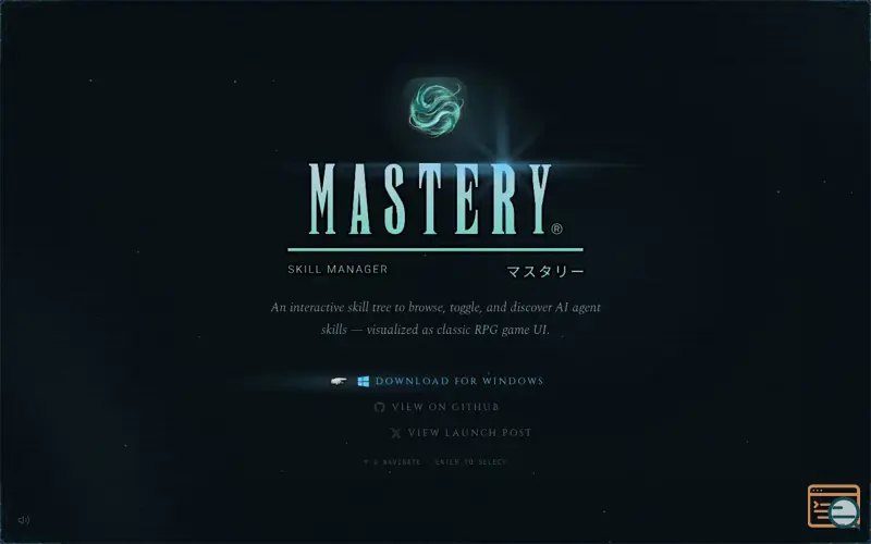 Screenshot of Mastery