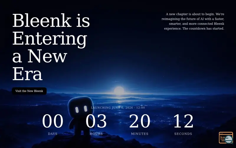 Screenshot of Bleenk