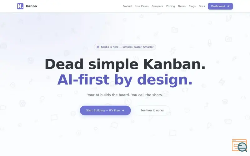 Screenshot of kanbo.dev
