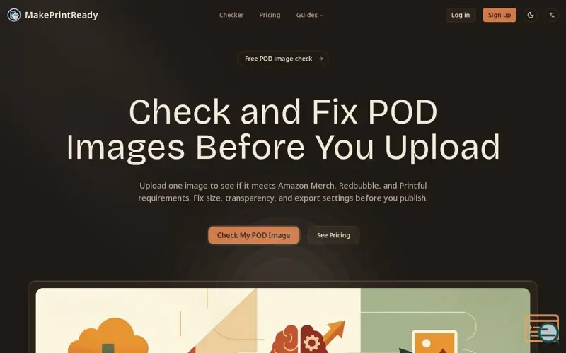 Screenshot of MakePrintReady