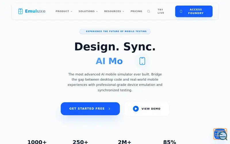 Screenshot of Emuluxe
