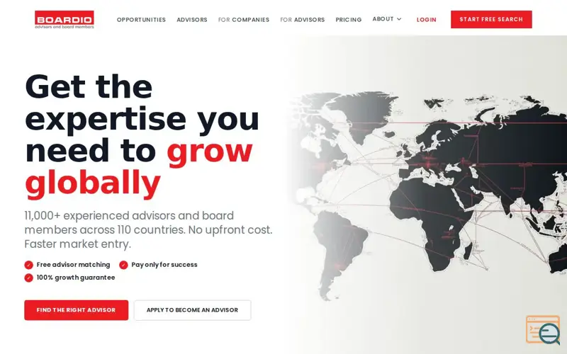 Screenshot of Boardio