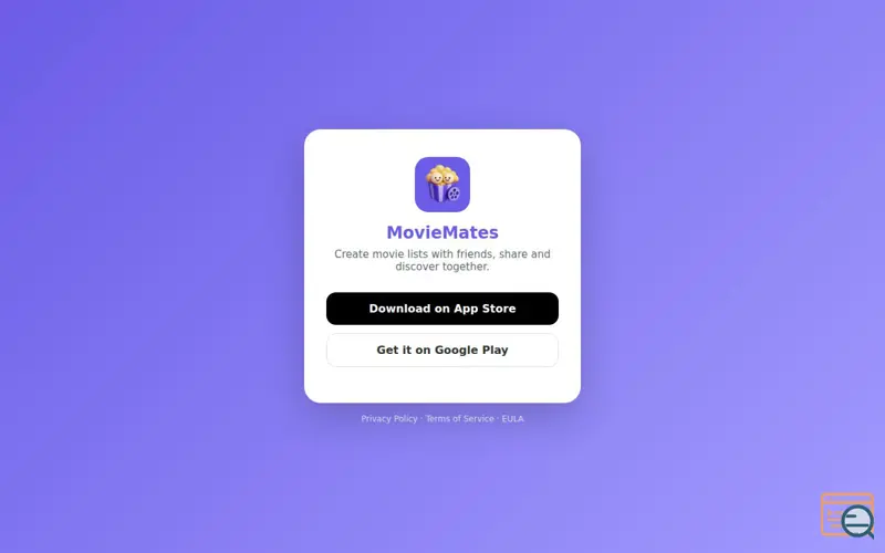 Screenshot of MovieMates