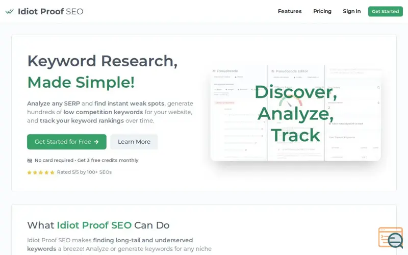 Screenshot of I built a $9 Ahrefs alternative because raw SEO data is cheap