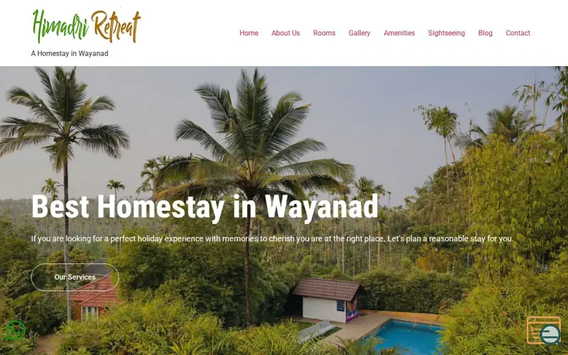 Screenshot of Himadri Retreat