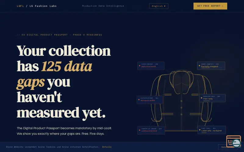Screenshot of DPP Gap Scanner by LGFL