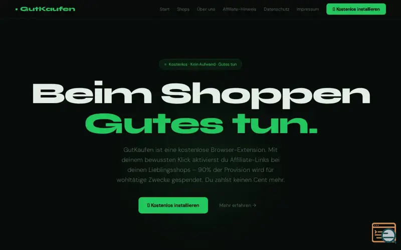 Screenshot of GutKaufen