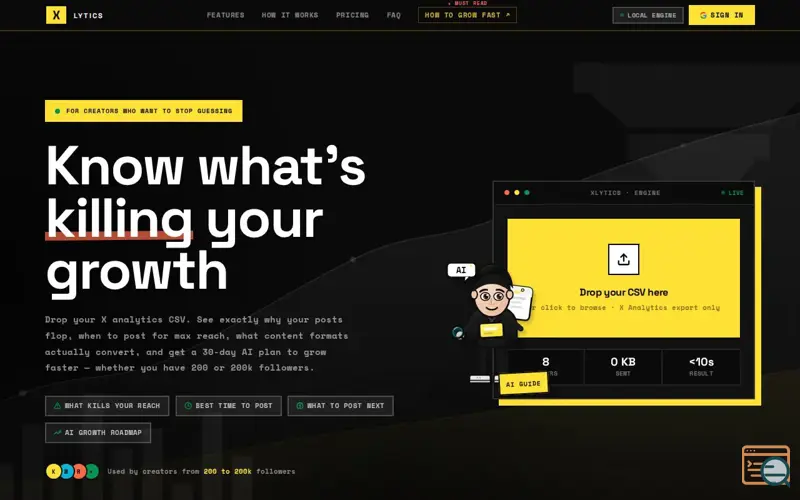 Screenshot of Xlytics  