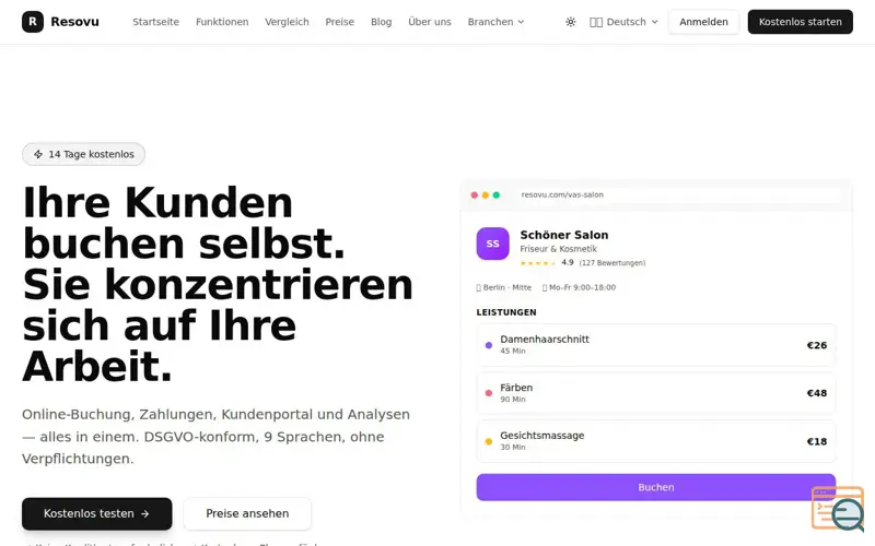 Screenshot of Resovu