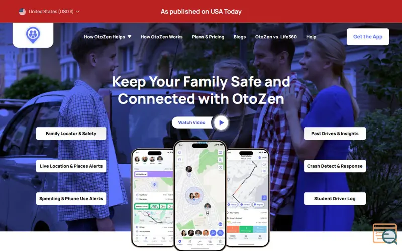 Screenshot of OtoZen